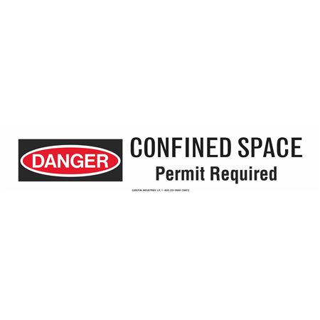 Confined Space Permit Required 3" x 500'
Barricade Tape