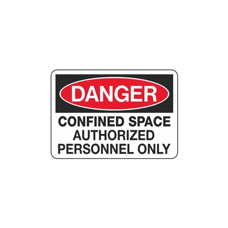 Danger - Authorized Personnel Only 3 1/2 x 5