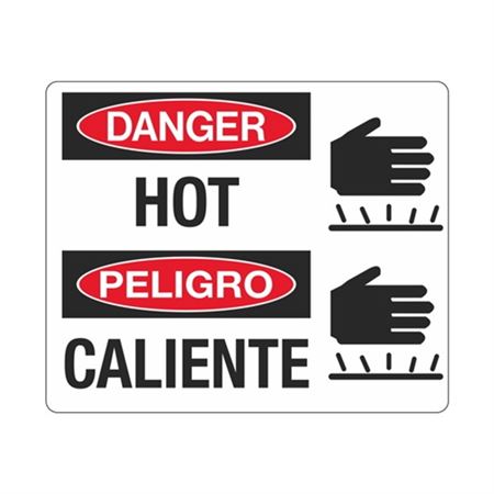 Danger Hot / Peligro Caliente Sign