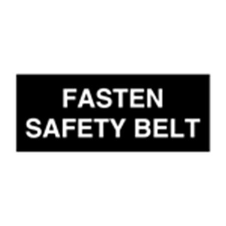 Seat Belt Decals - Fasten Safety Belt 5 x 2