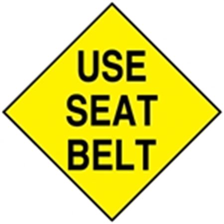 Seat Belt Decals - Use Seat Belt 2 x 2