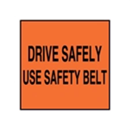 Seat Belt Decals - Drive Safely Use Safety Belt 2 x 2