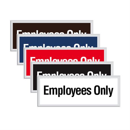 Engraved Door Sign - Employees Only