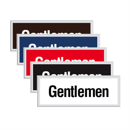 Engraved Door Sign - Gentlemen