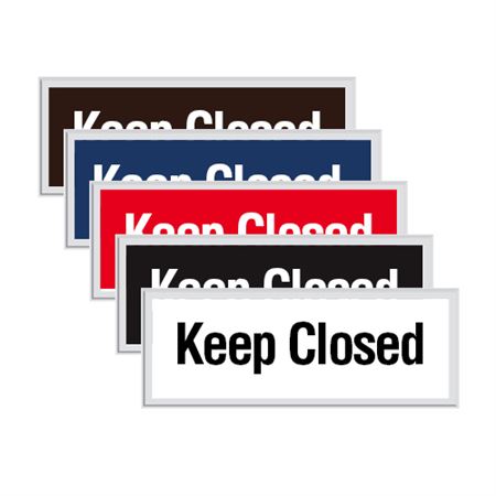 Engraved Door Sign - Keep Closed