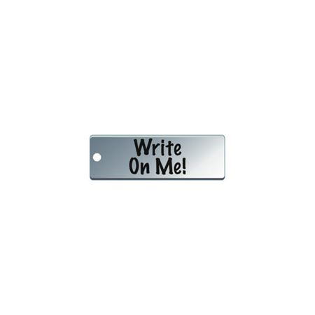 Indentable Aluminum Tags 1 x 3