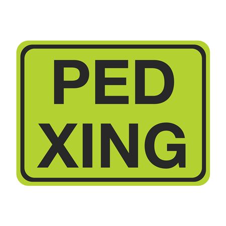 Ped Xing Sign 18 x 24