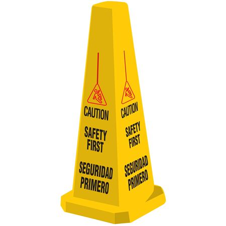 Safety Cones - Caution Safety First / Seguridad Primero