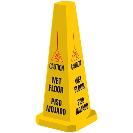 Safety Cones - Caution Wet Floor/ Piso Mojado