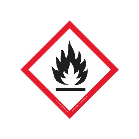 Globally Harmonized System Vinyl Label 1/2"