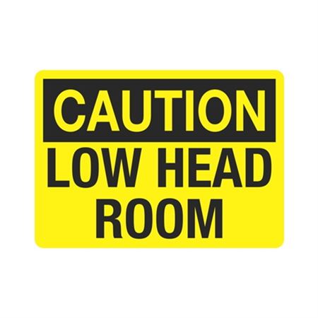 Caution Low Head Room Sign