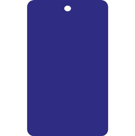 Heavy Duty Aluminum Tags - Blue