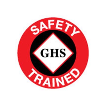 GHS Safety Trained Hard Hat Decal