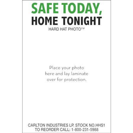 Safe Today Home Tonight - Hard Hat Safety Decal 2 x 3