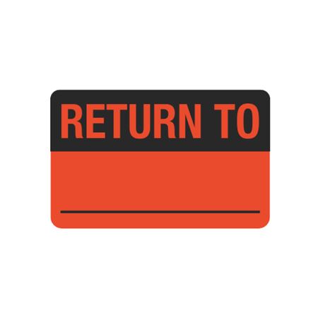 Calibration Labels - Return To - 1 1/2 x 2 3/8