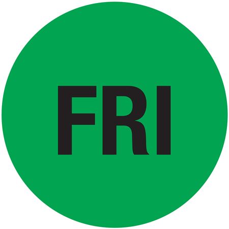 Daily Printed Stock Hot Labels - Friday - Green