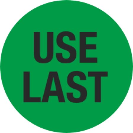 Use Last - Inventory Label