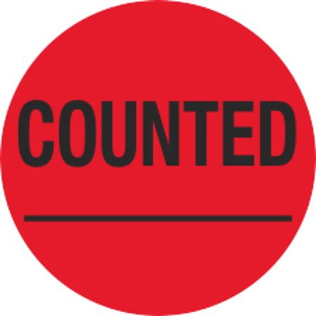 Counted __ - Inventory Label