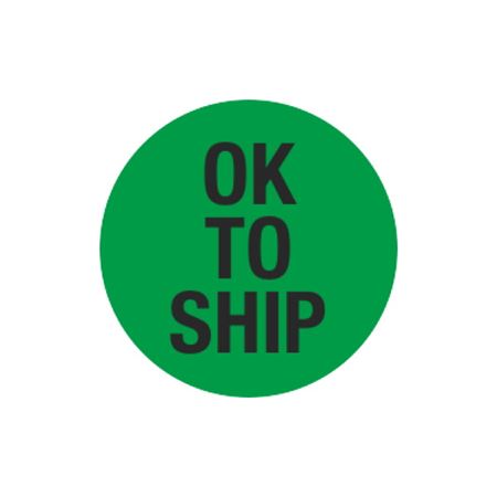 Ok To Ship - Inventory Label