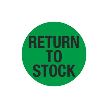 Return To Stock - Inventory Label