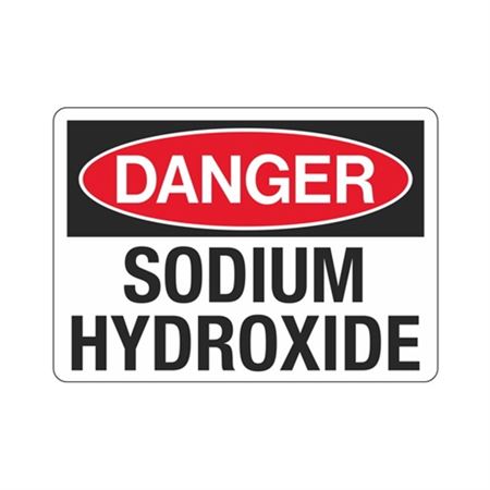 Danger Sodium Hydroxide Sign | Carlton Industries