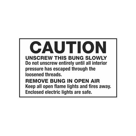 Caution (Bung Label)