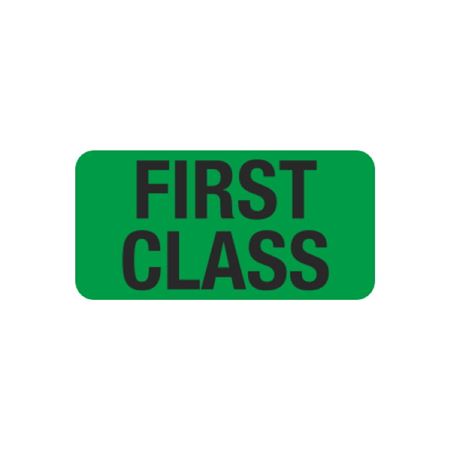 Pre-Printed Hot Strips - First Class - 1 x 2