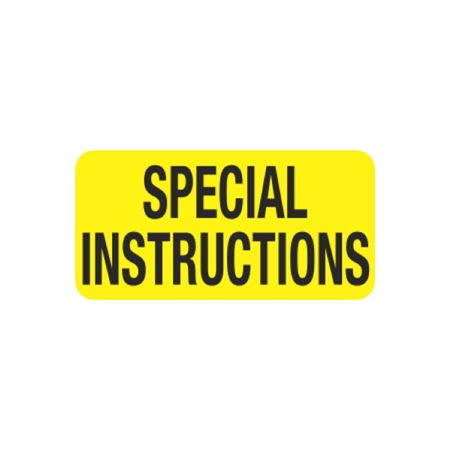 Pre-Printed Hot Strips - Special Instructions - 1 x 2