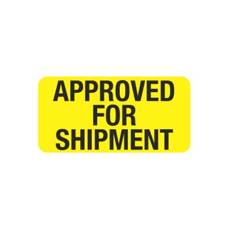 Pre-Printed Hot Strips - Approved For Shipment - 1 x 2