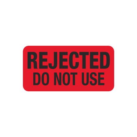 Pre-Printed Hot Strips - Rejected Do Not Use - 1 x 2