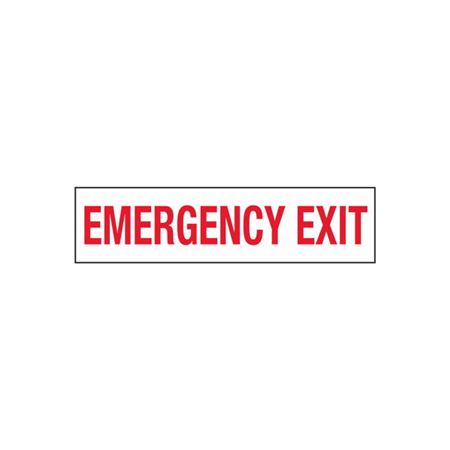 Emergency Exit - 2 x 8