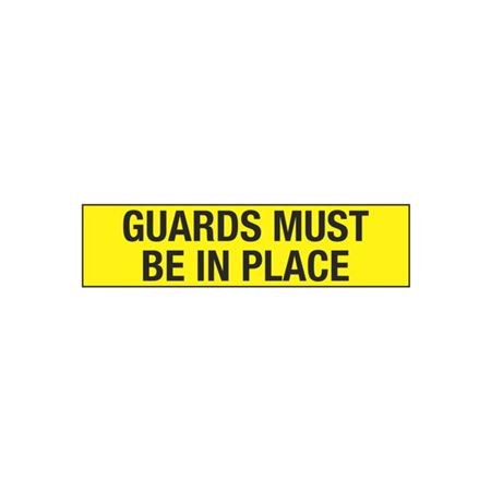 Guards Must Be In Place - 2 x 8