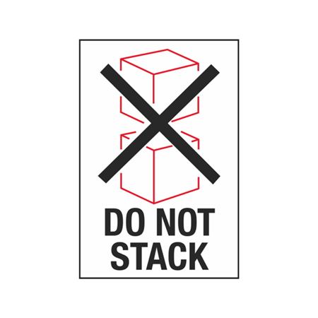 Do Not Stack - 4 x 6