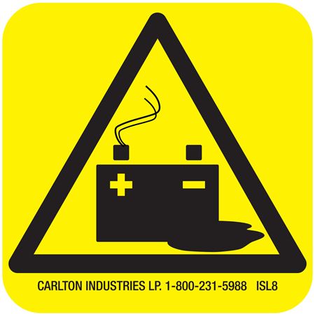 International Symbol Sign - Storage Battery