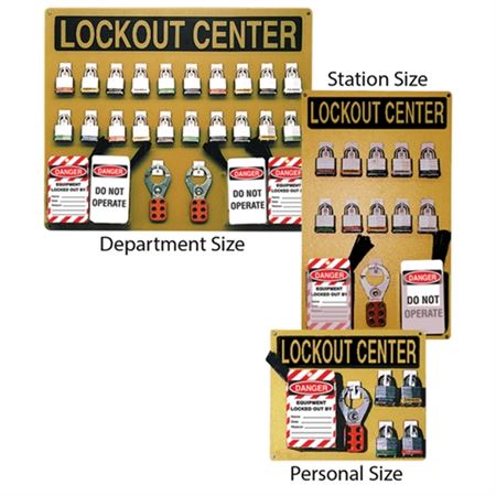 Lockout Centers - Personal Size Center with Components 10x12