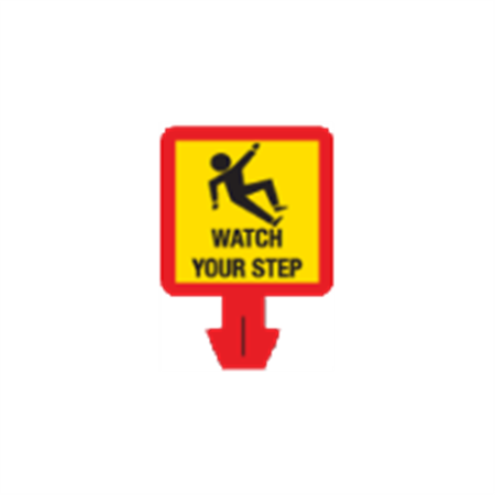 Warning Decal - Watch Your Step (Man Graphic)