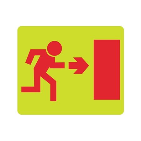 Luminescent (Graphic Right Arrow) 10x12 Sign