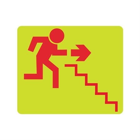 Luminescent (Graphic Stairs Down Right) 10x12 Sign