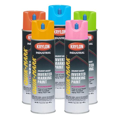 Krylon Industrial Marking Paint - Fluorescent Case of 12