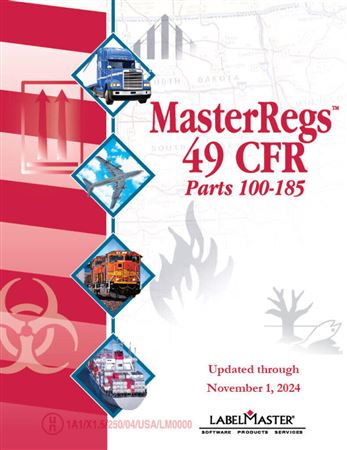 Master Regs 49 CFR, Standard Bound, Revised November 2024