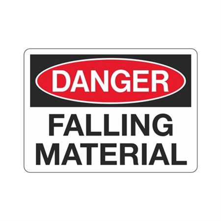 Danger  Falling Material  Sign