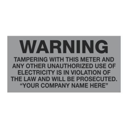 Warning Tampering With This Meter...