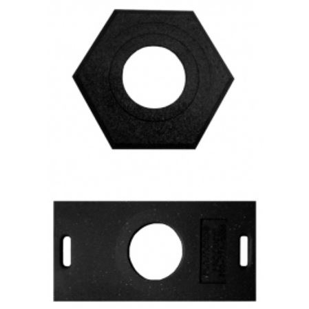 Navicade™ Stackable Delineator - 30 lb. Rubber Base