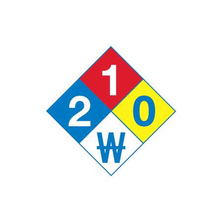 Preprinted NFPA Diamond Decals - 4 x 4 in. Roll/500