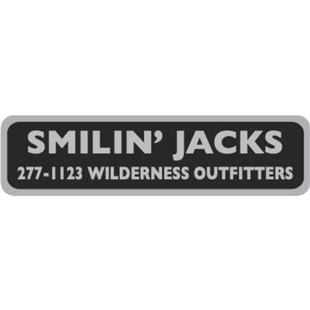 Custom Silver Polyester Decals - Matte Finish - 3/4" x 2 7/8"