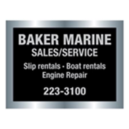 Custom Silver Polyester Decals - Chrome Finish - 1 1/2" x 2"