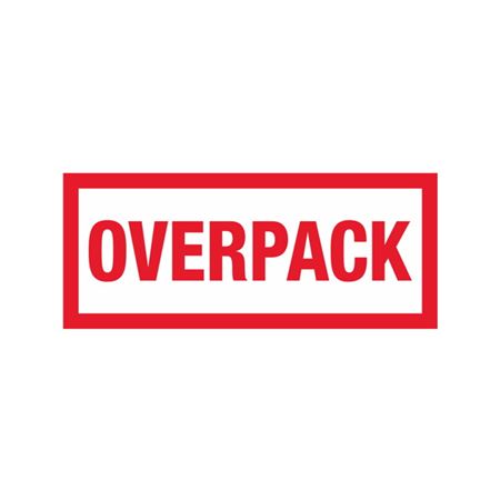 Overpack - 2 1/2 x 6