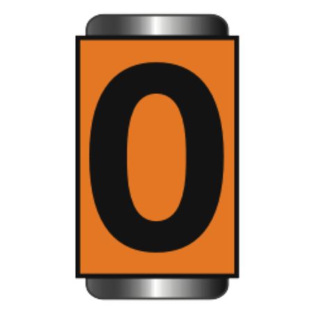 Pole and Cable Markers - 1" Orange Horizontal