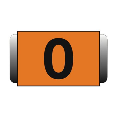 Pole and Cable Markers - 2" Orange Vertical