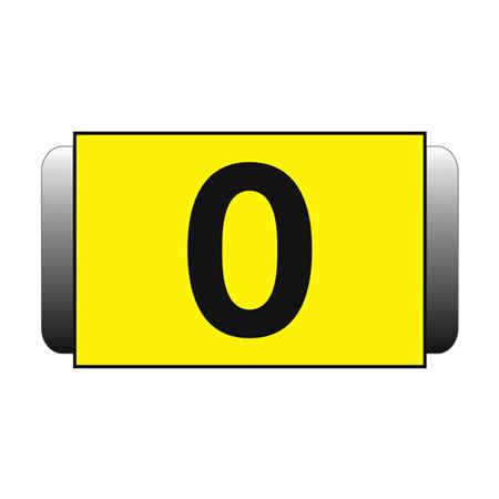 Pole and Cable Markers - 2" Yellow Vertical